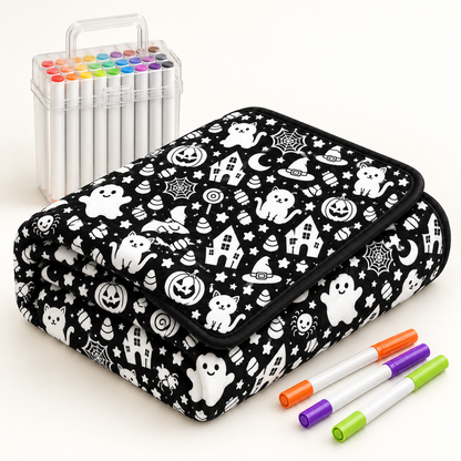 Colorween™ Halloween Coloring Blanket