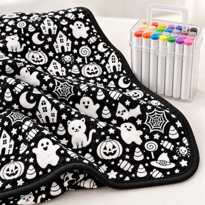 Colorween™ Halloween Coloring Blanket